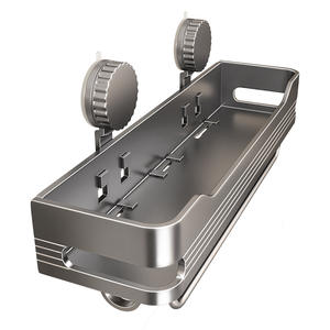 Nongfu Spring Wall Mounted Storage Rack 50X30Cm Suction Cup <b>Corner</b> <b>Shelf</b> Durable Single Layer For Bathroom Toilet <b>Kitchen</b> - Product Image 3