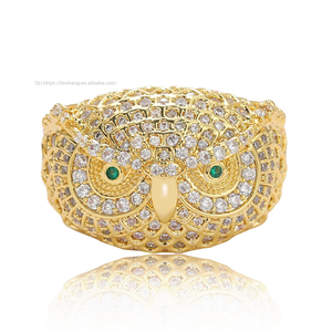 Hip Hop Owl <b>Ring</b> Micro-<b>set</b> Zircon Personality Hip Hop Jewelry <b>Ring</b> for Men and Women - Product Image 5