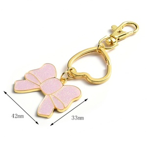 พวงกุญแจลายโบว์น่ารัก ของที่ระลึกสำหรับแจก ของชำร่วยโลหะ - Product Image 3