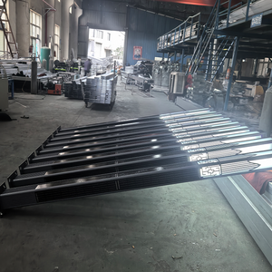 New Design 4m Ornamental Used Parking Lot Outdoor <strong>Vintage</strong> Lamp Post <strong>Light</strong> Aluminum Pole - Product Image 2