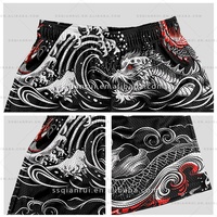 Pantalones Cortos de Malla para Hombre, Transpirables y Cómodos, 100% Poliéster, Diseño con Costura Interior de 5 Pulgadas, Personalizables, Hasta la Rodilla