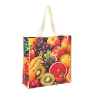 Custom Fabric Laminated Waterproof PP Shopping <b>Bag</b> Polypropylene Non-Woven <b>Bag</b> with Rope or Ribbon Handle - Product Image 3