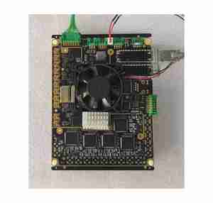 Carte de traitement de Signal numérique noire 8 canaux Adc Rs485 Rs422 Port réseau fibre optique 8Gbps Interface intégrée 10M/100M - Product Image 1