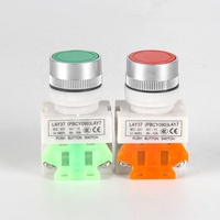 Saklar Tombol Tekan Elektronik 22MM IP65 dengan Warna MERAH HIJAU, Self-locking & Self-resetting 1NO Model LAY7