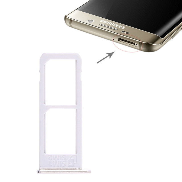 For Samsung Galaxy S6 Edge Plus / S6 Edge+ 2 SIM Card Tray