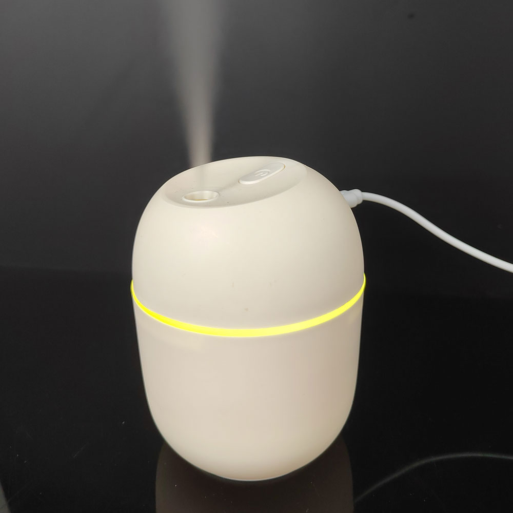 Mini humidificateur d'air ultrasonique portable USB diffuseur d'huiles essentielles d'arôme pour maison voiture avec diffuseur de lampe de nuit LED