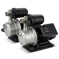 Pompe de surpression intelligente à aimant permanent à fréquence variable, haute efficacité, OEM, en acier inoxydable, moteur monophasé