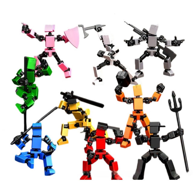 Figura De Accion Droshiping Articulated 13 Dummy Multi-Jointed Movable Robot 3D Printing for Kids Toys T13 Action Figure