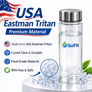 Borraccia Shaker per Proteine in Tritan Senza BPA, Bocca Larga, Antigoccia, per Palestra e Fitness, Lavabile in Lavastoviglie, Logo Personalizzabile - Product Image 1