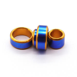 <span class=keywords><strong>2023</strong></span> personnalisé Taiwan indien belgique 9mm aluminium course <span class=keywords><strong>Pigeon</strong></span> anneau Double couleur métal avec nom pour oiseaux fournitures - Product Image 2