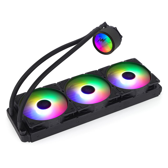 PC Water Cooling Liquid CPU Cooler with Screen ARGB RGB Cooler Case Cooling Fan 120mm Radiator