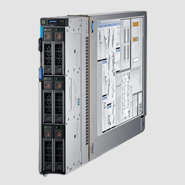 DELL1 EMC modular computação trenó servidor Poweredge Poweredge mx760c