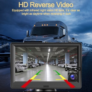 Không Dây Di Động Carplay Giao Diện + Android Auto BT Wifi Navigation & Gps Gương Dash Cam DVR Lái Xe Ghi Âm Cảm Ứng Monitor - Product Image 5