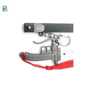 AOTメタルアロイポップアップミニ日本のコスプレカタナキーホルダー剣武器モデルキーホルダー進撃の巨人ミカサエレン - Product Image 5