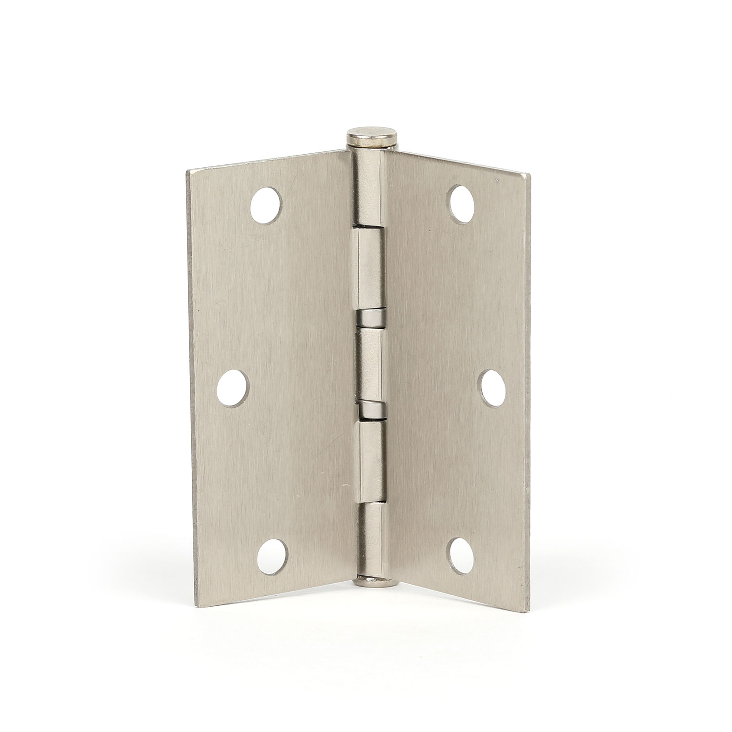 Складные стыковые петли, серебристые домашние петли, фурнитура, дверные петли из нержавеющей стали