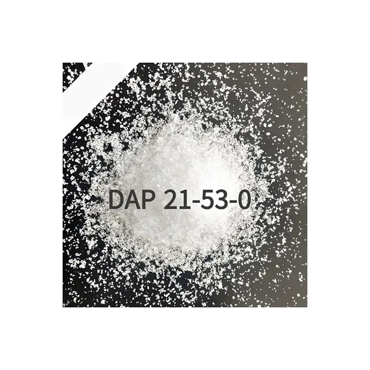 DAP Tinggi Konten 21-53-0 Crystal Diammonium Phosphate Tahan Api Cas 7783-28-0