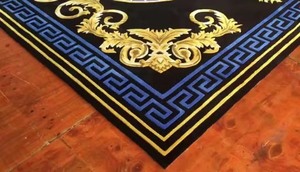 Sang Trọng Mềm Phòng Khách Len Thảm Châu Âu Thiết Kế Tay Tufted Tùy Chỉnh Thảm - Product Image 3