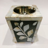 Ensemble de bougies chauffe-plat Mubkhar à incrustation d'os indien, Bakhoor à la mode pour cadeau d'anniversaire de mariage en arabie saoudite et à dubaï, offre spéciale