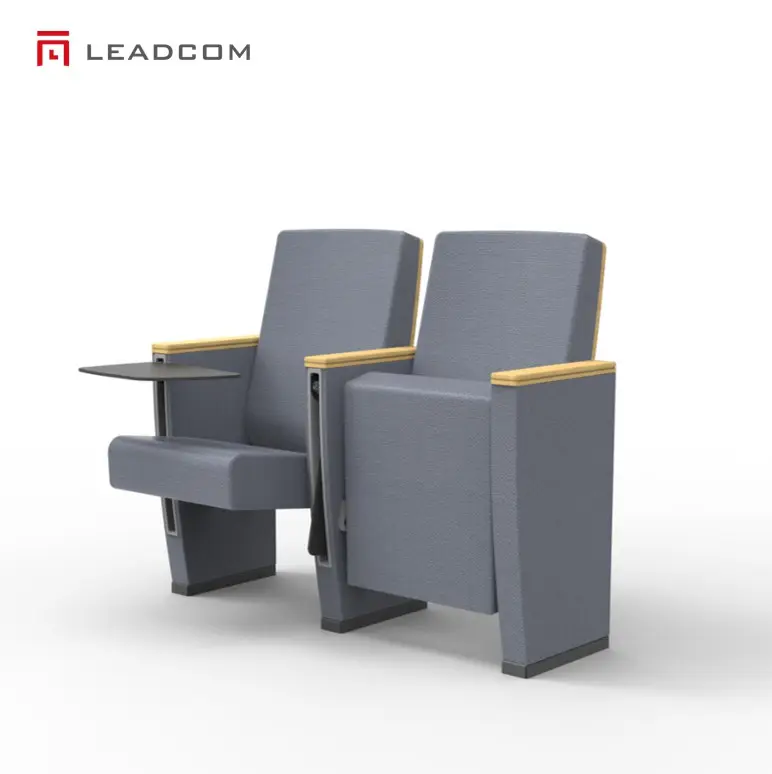 Leadcom L-A03 pliable auditorium sièges école salle de conférence sièges chaise de salle de conférence avec tablette écritoire