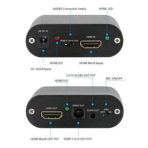<span class=keywords><strong>HDMI</strong></span> <span class=keywords><strong>ARC</strong></span> Audio Extractor HDCP, CEC óptico TOSLINK SPDIF <span class=keywords><strong>RCA</strong></span> de 3,5mm de Audio convertidor 4K X 2K 3D <span class=keywords><strong>HDMI</strong></span> <span class=keywords><strong>adaptador</strong></span> de divisor de Audio - Product Image 3