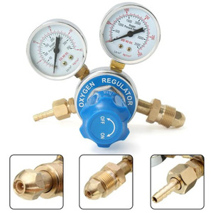 Vanne de régulation de pression en laiton, antichoc, anti-chute, manomètre régulateur pour argon, oxygène, propane et autres gaz - Product Image 5