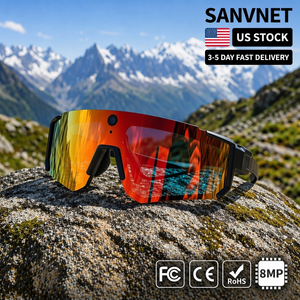 Gafas Inteligentes para Ciclismo SNT SOLIS AI 2026 para Hombre, Cámara de 8MP, ChatGPT, Lentes Polarizadas, Gafas de Sol Inteligentes para Deportes al Aire Libre - Product Image 1
