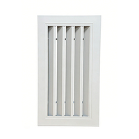 Grille d'aération à déviation fixe pour CVC, diffuseur d'air en aluminium pour montage mural ou plafond, pour climatisation
