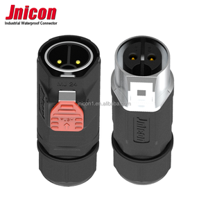 50A Conector de 2 pines Jnicon MJ24 Quick Lock Macho Hembra Industrial Enchufe impermeable - Product Image 1