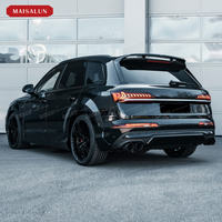 Kit carrosserie en fibre de carbone Q7 pour Audi Q7 modèles 2021 à 2024, kit carrosserie amélioré avec spoiler de passage de roue en fibre de carbone