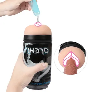 Mangkuk masturbasi pria vagina saku Super mainan seks tanpa batas dengan mangkuk masturbasi sempurna untuk pria