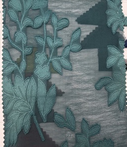 Bán nóng của tinh tế Jacquard <span class=keywords><strong>chiffon</strong></span> 3D Hoa Mẫu thân thiện với da cảm thấy của phụ nữ Ăn mặc - Product Image 3