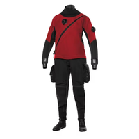 Drysuit Dewasa Unisex Desain Khusus, Bernapas dan Tahan Air, Terbuat dari Kain Oxford Nylon Tiga Lapis.