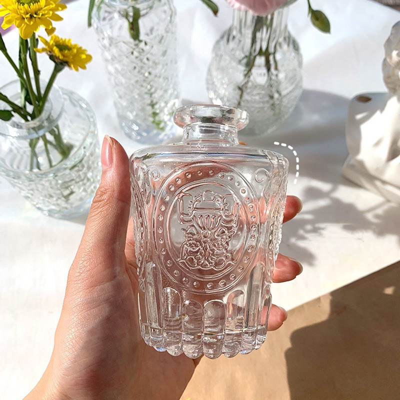 Factory Produced Wholesale Glass Flower Vase for Home Decor
