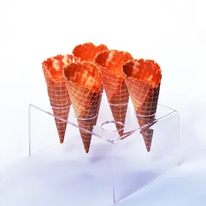 Clear Acrylic Ice Cream Cone Holder Acrylic Ice Cream Cone Display Stand