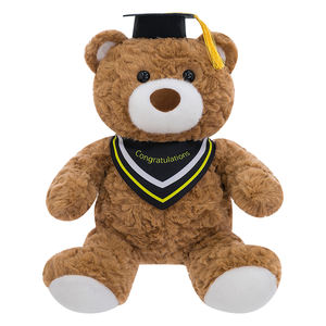Peluches de Alta Calidad al Por Mayor Animales de Peluche Personalización de Oso de Graduación Entrega Rápida Oso de Peluche de Felicitación - Product Image 1