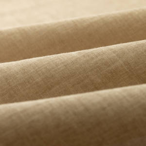 Vải pha cotton 55% lanh 45%, nhuộm màu trơn, in theo yêu cầu nhà máy, dùng may mặc - Product Image 2