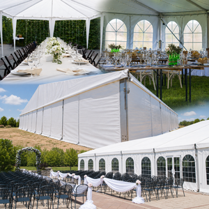 Tentes d'atrium en aluminium imperméables pour mariages et événements 2026 – Capacité <span class=keywords><strong>200</strong></span>, 300, 500 <span class=keywords><strong>personnes</strong></span> – Grande tente de réception personnalisée – <span class=keywords><strong>Prix</strong></span> usine - Product Image 3