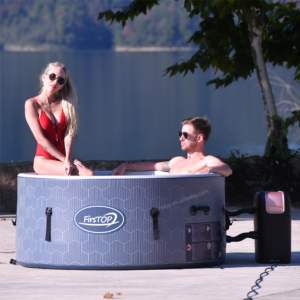 Nouveau design Dropstitch <span class=keywords><strong>Led</strong></span> Lights Round <span class=keywords><strong>Spa</strong></span> Pool Outdoor Indoor <span class=keywords><strong>Gonflable</strong></span> Hot Tubs <span class=keywords><strong>Spa</strong></span> Tub pour 4-6 personnes - Product Image 2