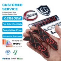 Autocollants 3D personnalisés pour voiture, avec lettres chromées, logo galvanoplastie, badges emblème pour voiture