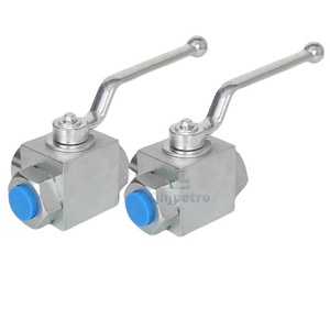 Vanne à bille hydraulique à 3 voies haute pression Qhjpetro 3/8 <span class=keywords><strong>BSP</strong></span> Modèle Khb 50MPA Utilisation dans l'industrie minière - Product Image 2