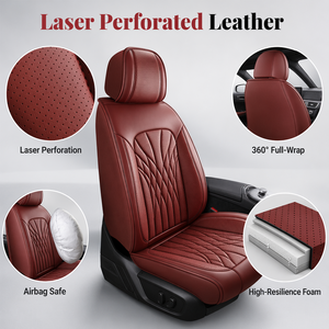 <span class=keywords><strong>Coprisedili</strong></span> <span class=keywords><strong>Auto</strong></span> Completi per 5 Posti Universali <span class=keywords><strong>in</strong></span> Pelle Microfibra con Memory Foam Trapuntati Perforati Traspiranti - Vendita all'Ingrosso Diretta dalla Fabbrica - Product Image 1