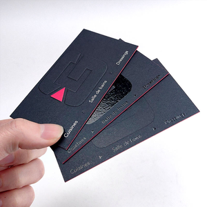 Cartes de visite de luxe gaufrées, cartes de remerciement personnalisées, impression de logo, cartes de marque personnalisées, impression en gros - Product Image 5