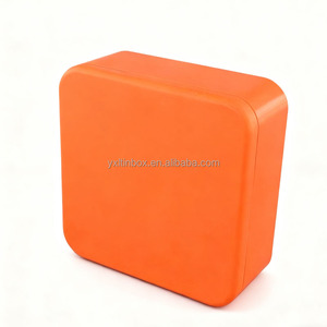 185*185*70 mét cấp thực phẩm vuông kim loại <span class=keywords><strong>tin</strong></span> có thể cho Cookie sô cô la quà tặng bao bì với biểu tượng tùy chỉnh kín bền - Product Image 4