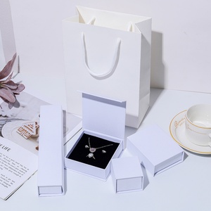 New Arrival Simple Style Folding <b>Cardboard</b> Jewelry <b>Boxes</b> Cost-Effective Rectangle Shaped <b>Storage</b> Solution - Product Image 2