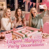 Cadeaux en acrylique Mahjong pour femmes, citation amusante sur l'amitié, style chinoiserie, pour la décoration de la maison, du bureau, de la table ou des étagères