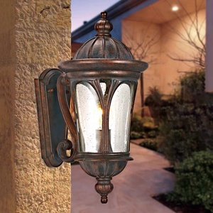 Lampada da Parete Esterna Retrò Marrone Grande con Base in Alluminio e Sorgente Luminosa LED Super Luminosa, Vendita all'Ingrosso - Product Image 3