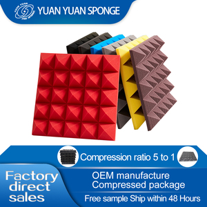 Pyramide de <span class=keywords><strong>mousse</strong></span> <span class=keywords><strong>acoustique</strong></span> sonore de studio vendue en usine pour solution d'absorption <span class=keywords><strong>acoustique</strong></span> des applications Hall - Product Image 2