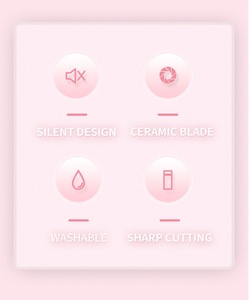 Depiladora Eléctrica 5 en 1 Húmeda/Seca para <span class=keywords><strong>Mujer</strong></span>, Recortadora de Bikini, Depilación Facial, Afeitadora Eléctrica para Cejas, Axilas y Área Púbica - Product Image 6