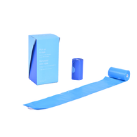 Aangepaste Logo Print Milieubescherming Private Label Ldpe Hdpe Duurzame Biologisch Afbreekbare Hondenpoep Afvalzak