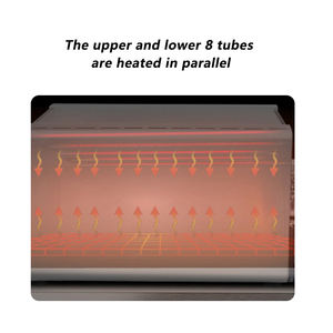 Four à <span class=keywords><strong>pizza</strong></span> électrique commercial de 12 pouces, à bande transporteuse, design compact, garantie d'un an, prix d'usine - Product Image 3